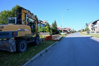 Trwają prace przy przebudowie ul. Partyzantów
