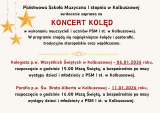 Koncerty kolęd w kolbuszowskich kościołach